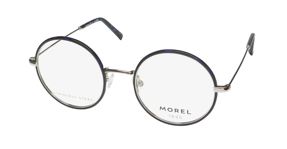 MOREL 1880 60159M ОПРАВА/ОЧКИ КРУГЛЫЕ ЛИНЗЫ ФРАНЦУЗСКИЙ ДИЗАЙНЕР БОТАНИК СТИЛЬ - Изображение 1 из 1