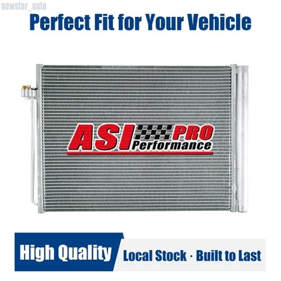Fit BMW X5 E70 3.0 3.5 4.0 4.8 07-13 AIR CON CONDENSER/RADIATOR 585x465x16mm - image 1 of 4