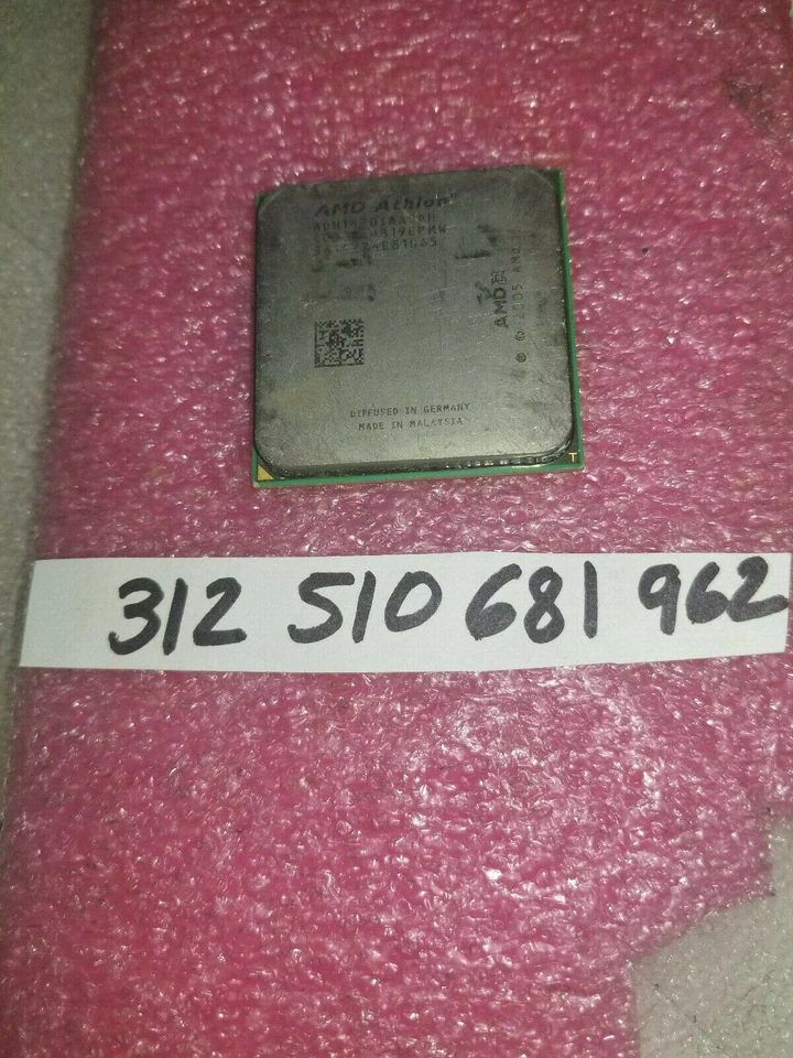 AMD Athlon 64 ADH1620IAA5DH 2.4GHz 1GHz 1MB Cache Socket AM2 Processor - Image 1 of 1