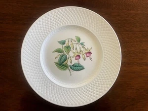 Copeland Spode Mansard Fuchsia White Dinner Plate England Signed S1990 ~11 - Picture 1 of 2