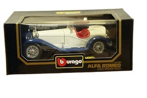 Bburago Alfa Romeo 2300 Spider 1932 - cod.3008 - weiss-blau - Bild 1 von 2