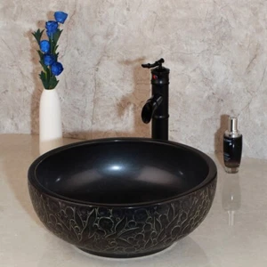 Rubinetto scarico rubinetto ciotola vasca vanità vaso antico ciotola ottone set combinato - Foto 1 di 5