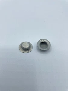 (2) Little Tikes Cozy Coupe Replacement Part Tophat Cap nut Secures Wheel Axle - Picture 1 of 1