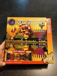 NIB! Hot Air Balloon Panoramic Puzzle 1000 Pieces MasterPieces Photography - Picture 1 of 8