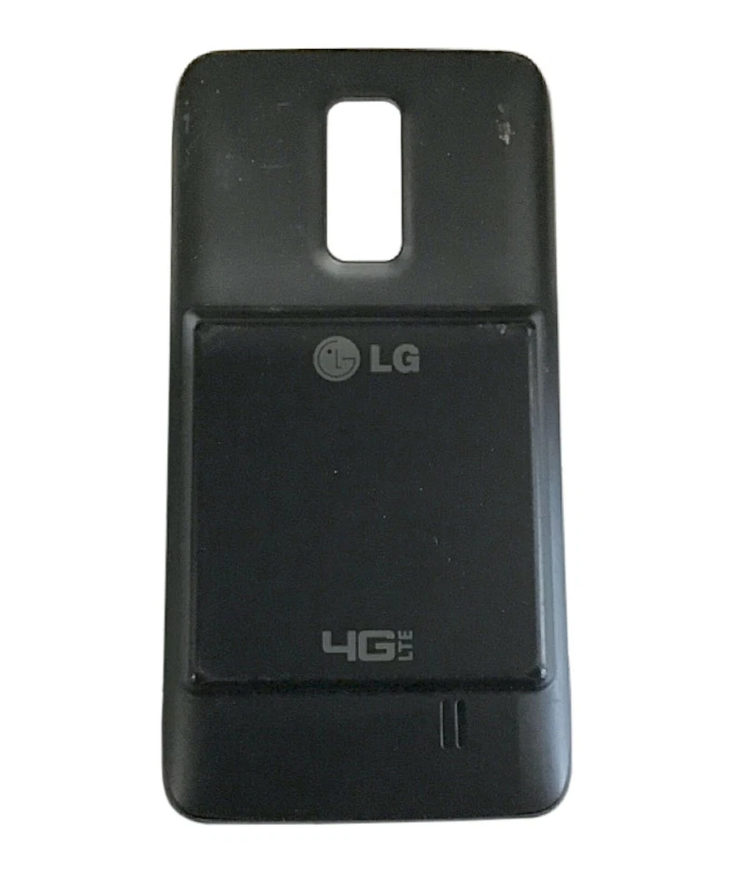 CUBIERTA BATERÍA EXTENDIDA ORIGINAL LG VS920 Puerta NEGRA Teléfono Celular Inteligente Panel Trasero Foto 1 de 1
