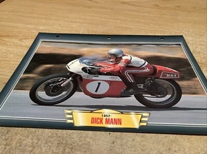 Dick Mann Form Pilot Speed Card Motorbike Passion Collection Atlas - Picture 1 of 2