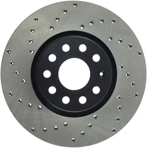 StopTech 128.33098R Sport Cross-Drilled Disc Brake Rotor - Picture 1 of 5