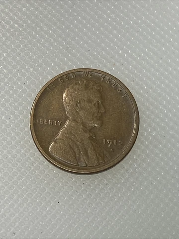 1912 S Lincoln Cent E1 Cover