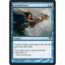 4x MTG: Second Guess - Blue Uncommon - Avacyn Restored - AVR - Magic Card