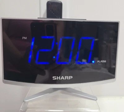 SHARP Large Display Digital Alarm Clock With USB Charging Port SPC1203 - Image 1 of 4
