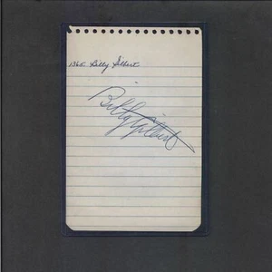 Billy Gilbert - Signed Autograph Book Page - His Girl Friday d.1971 - Picture 1 of 1