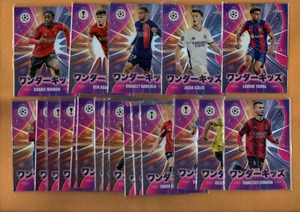 Juego de 20 cartas cromadas Wonderkids edición UEFA Japón Topps 2023-24 Lamine Yamal RC - Imagen 1 de 1