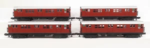 MTH 30-2198-0 MTA Redbird Silver Top R21 4-Car Subway Set w/locosound LN - Picture 1 of 8