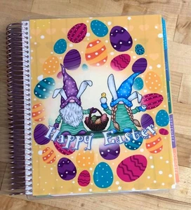 Gnomes Happy Easter Eggs Cover Set 4 use w/ Erin Condren Plannr - Picture 1 of 3