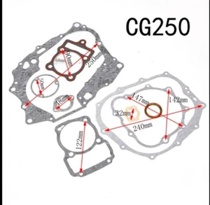 CG 250 ENGINE-FULL GASKET SET FOR REBUILD OR REPAIR - Picture 1 of 2