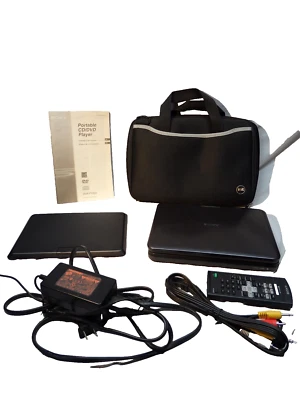 Sony DVP-FX820 Portable DVD Player 8” w/ Battery NP-FX110 & POWER CORD - Image 1 of 4