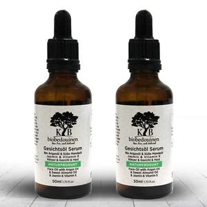 Gesichtsöl mit Bio Arganöl, Mandel öl und Jasmin. 100 ml - Bild 1 von 5