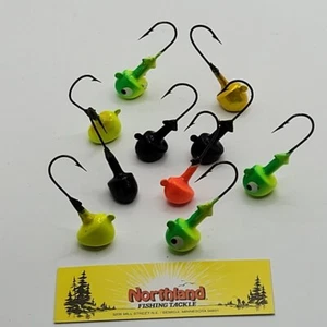 10 Northland Stand Up Jigs Bass Walleye Fishing Lure New Old Stock - Picture 1 of 6