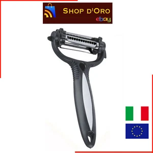 Pela Patate 3 in 1 Carote Verdure Affettatrice Peeler Cutter Cucina ORTAGGI - Foto 1 di 3