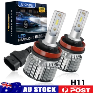2x H11 H8 H9 LED Headlight Globes 60W Low Beam Bulbs For Mazda CX-3 DK 2015-2021 - Picture 1 of 9