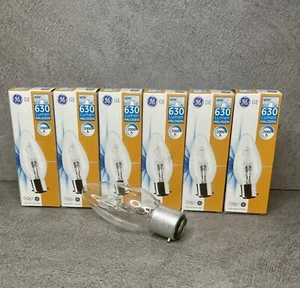 Halogen Candle Bulb 42 Watt Clear BC X 6 55 Watt Equivalent Dimmable Light Bulb - Picture 1 of 11