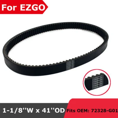 Courroie d'entraînement d'embrayage 72328-G01 pour EZGO Gas 4 cycle 1991.5-2009 - Photo 1/4