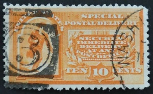 U.S. Used #E3 10c Special Delivery, VF. Lovely CDS Duplex Cancel. Scott: $50.00 - Picture 1 of 2