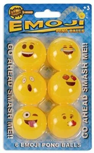 1-6-PACK KANGAROO EMOJI UNIVERSE BEER PONG, TABLE TENNIS PONG BALLS, 6-PACK, BN - Picture 1 of 6