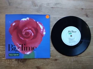Peter Gabriel Big Time / Curtains Excellent 7" Single Vinyl Record PGS3 - Picture 1 of 6