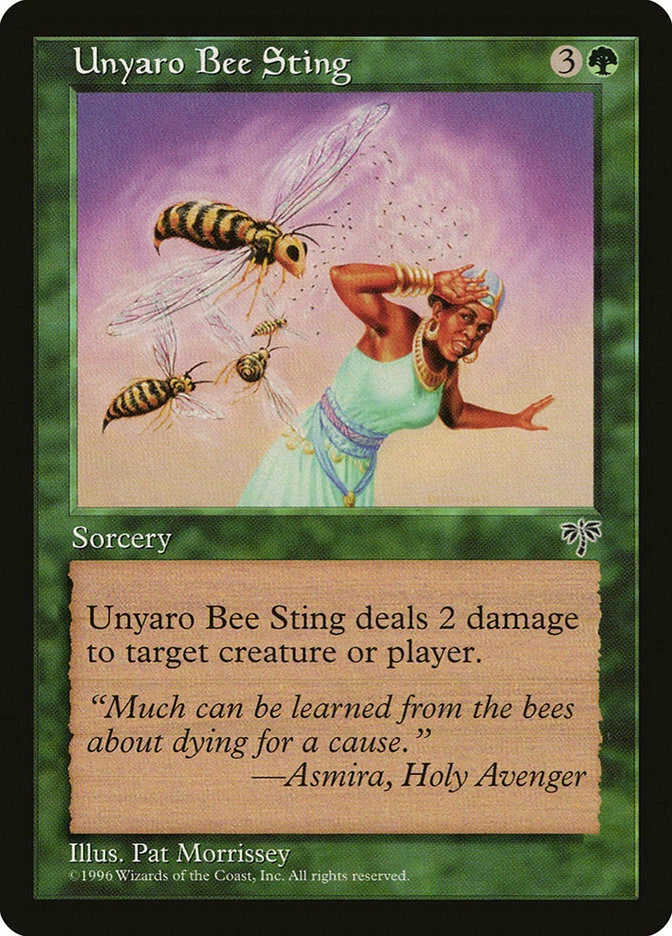 4 Unyaro Bee Sting 4x x4 - LP - Mirage - SPARROW MAGIC mtg - Image 1 of 1