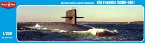 Kit Modelo Submarino Benjamin Franklin MikroMir 1/350 SSBN-640 USS - Imagen 1 de 5