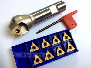 1 x Wendeplatten-Fasfräser (10-31mm) + 10 x Wendeplatten TCMT... NEU!! - Picture 1 of 2