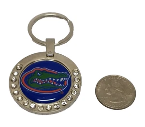 Florida Gators NCAA Licensed Premium Rhinestone Keychain with split keyring - Picture 1 of 2