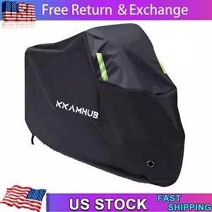 Motorcycle Cover Waterproof Storage Winter Outside Storage Snow Dust Protector M - Picture 1 of 9
