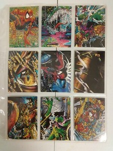 1992 McFarlane Era Spider-man trading cards 71 (8 are dupes) Marvel Comic Images