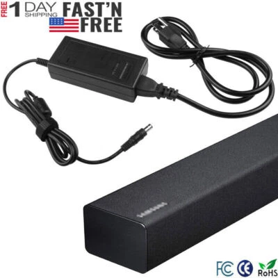 电源充电器适用于三星 SoundBar HW-J450 HW-HM45C HW-Q60R HW-F551 — 第 1/4 张图片