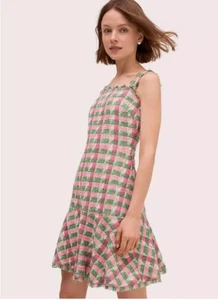Kate Spade New York Tweed Dress Sleeveless US 4 UK 8 RRP £350 Sale Short Summer - Picture 1 of 10