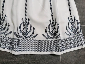 chices Marken Kleid Esprit EDC Folklore Stickerei blau Gr. 36 S XS 34 164 - Bild 1 von 7