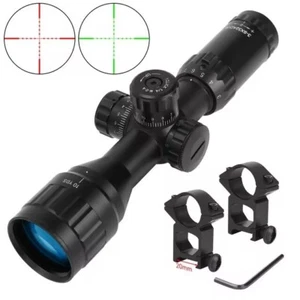 HOT 3-9x32 AO Tactical Riflescope Red Green Illuminated Mil-dot Reticle Sights - Picture 1 of 8