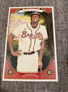 2023 Allen & Ginter Oversized Box Topper Ronald Acuna Jr. Atlanta Braves - Picture 1 of 2