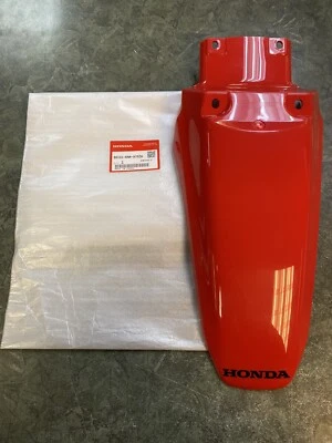 2002-2003 Honda XR80R XR100R Red Rear Fender Genuine OEM 80101-KN4-A70ZA - Image 1 of 4