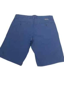 Hugo Boss Men's Slim Fit Summer Trouser Pants Shorts In Blue Colour NEW - Picture 1 of 5