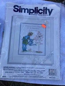 "Nature Blessing" Simplicity Counted Cross Stitch Kit - 05573 RARE BRAND NEW!! - Picture 1 of 10