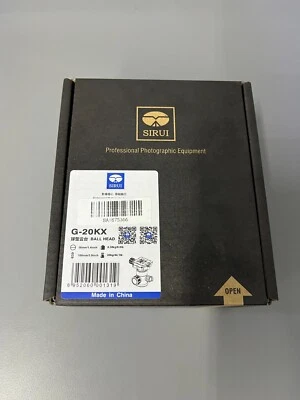 Sirui G-20KX G20KX Ball Head, Black with Whopping 44 LB Capacity Arca Compatible - Image 1 of 4
