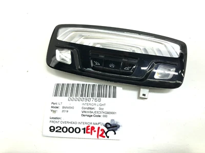 BMW 540i 2017-2019 techo superior trasero lectura cúpula luz lámpara OEM Foto 1 de 4