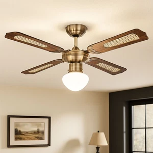 Ventilatore da Soffitto Lampada Soggiorno Vor Ritorno 3 Livelli LED 106,6 CM - Foto 1 di 12