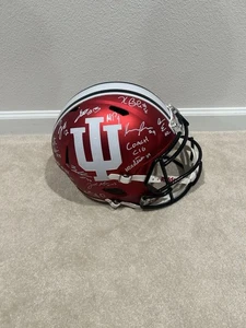 2024 INDIANA HOOSIERS TEAM SIGNED FOOTBALL HELM - Bild 1 von 4
