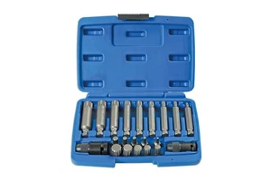 LASER 7684 21Pcs Screwdriver Spline Imapct Bit Set Chrome Vanadium Steel - Picture 1 of 10