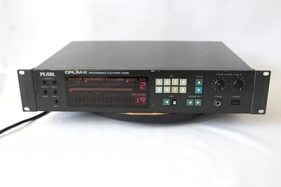 Pearl Drum-X Módulo de Batería Programable Sintetizador -Vintage-Solo para Piezas/Reparación Foto 1 de 4