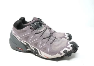 Zapatos de Trail SALOMON Speedcross 6 Para Mujer - Paisaje Lunar/Rosas Cenizas Negras Talla 7 - Imagen 1 de 11